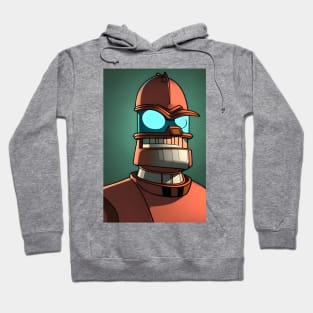 Tin robot man Hoodie